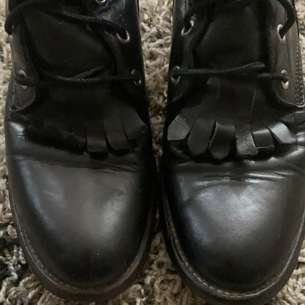 Justin Vintage Laredo Black Boots (Women) - Picture 12 of 13